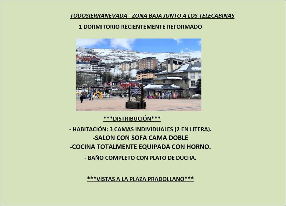 Ski Plaza Sierra Nevada & Zona Baja Luaran gambar